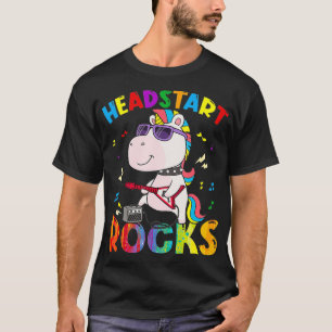 Camiseta Headstart Rocks Unicorn Crianças De Volta À Escola