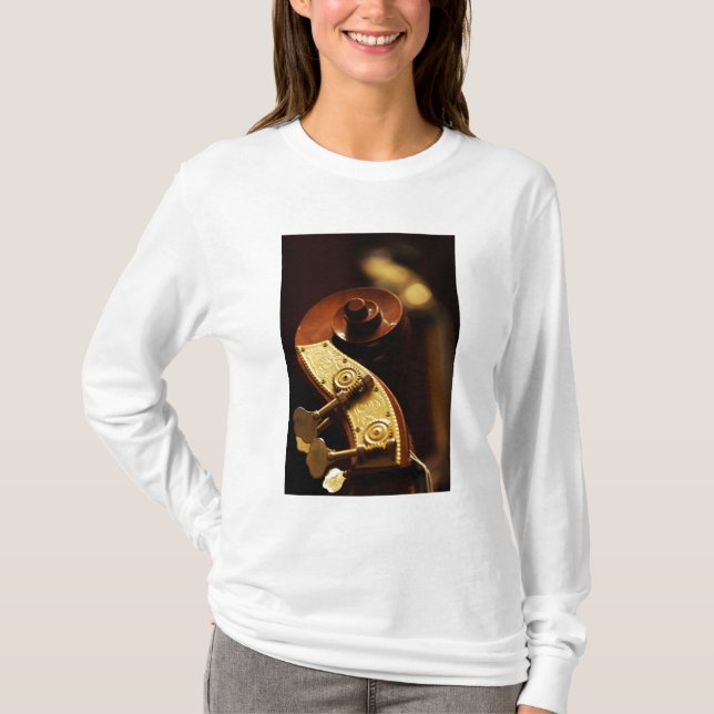 Camiseta Headstock 2 do contrabaixo (Frente)