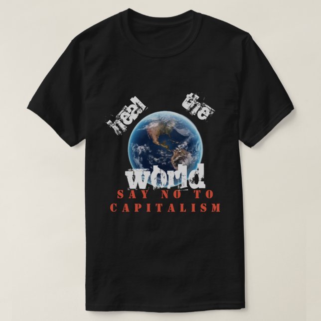 Camiseta heal the world (Frente do Design)