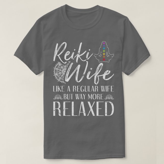 Camiseta Healer Chakra Wife Reiki (Frente do Design)