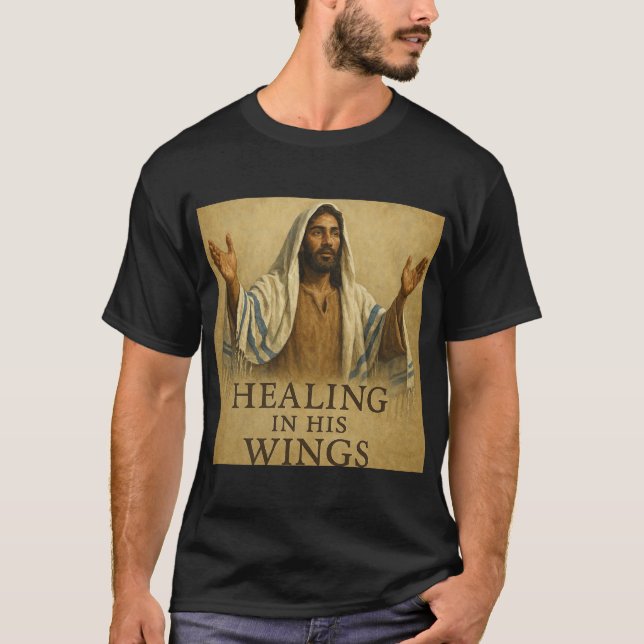 Camiseta Healing in His Wings (Frente)