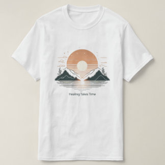 Camiseta Healing Takes Time" Minimalist T-Shirt | Lake & Mo