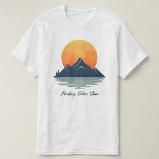 Camiseta Healing Takes Time" Script Font T-Shirt | Minimali