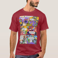 Health Check AI História em quadrinhos Man T Shirt