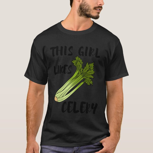 Camiseta Healthy Food Ironic Quote Celery (Frente)