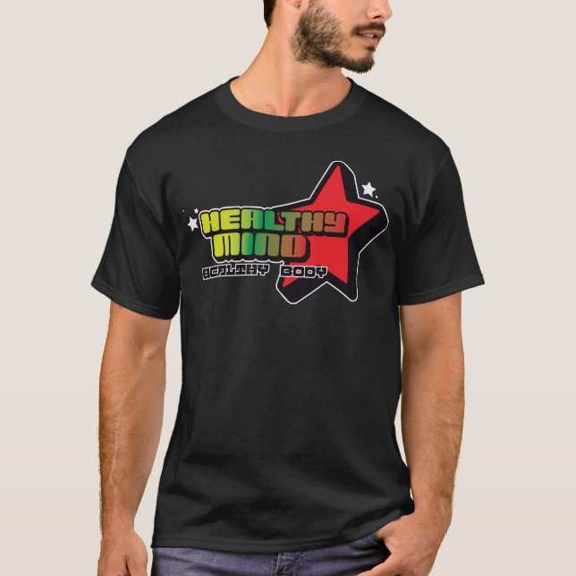 Camiseta Healthy Mind, Healthy Body – Urban Star Graphic Te (Frente)