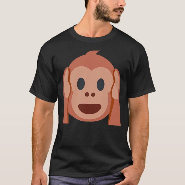 Camiseta Hear No Evil Kikazaru Monkey (Frente)