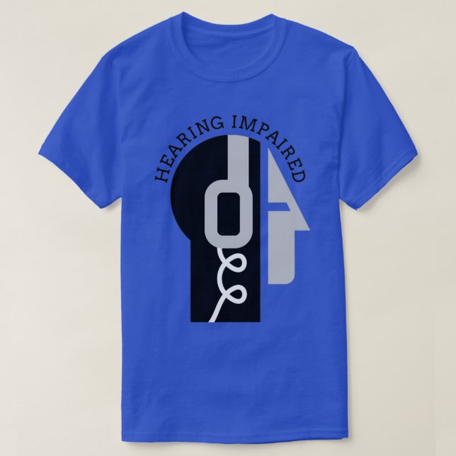Camiseta Hearing Impaired Design1 (Frente do Design)
