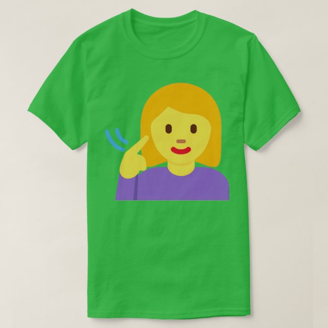 Camiseta hearing impaired stickers (Frente do Design)