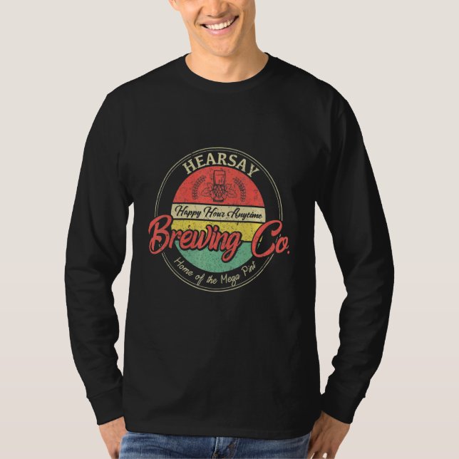 Camiseta Hearsay Brewing Co Casa do Mega Pint  Presente (Frente)