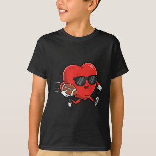 Camiseta Heart American Football Dia de os namorados Boys M