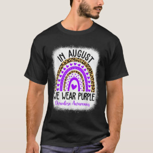 Camiseta Heart August Usamos overdose roxa Diversão