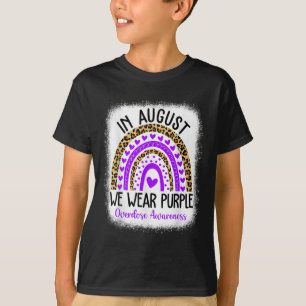 Camiseta Heart August Usamos overdose roxa Diversão