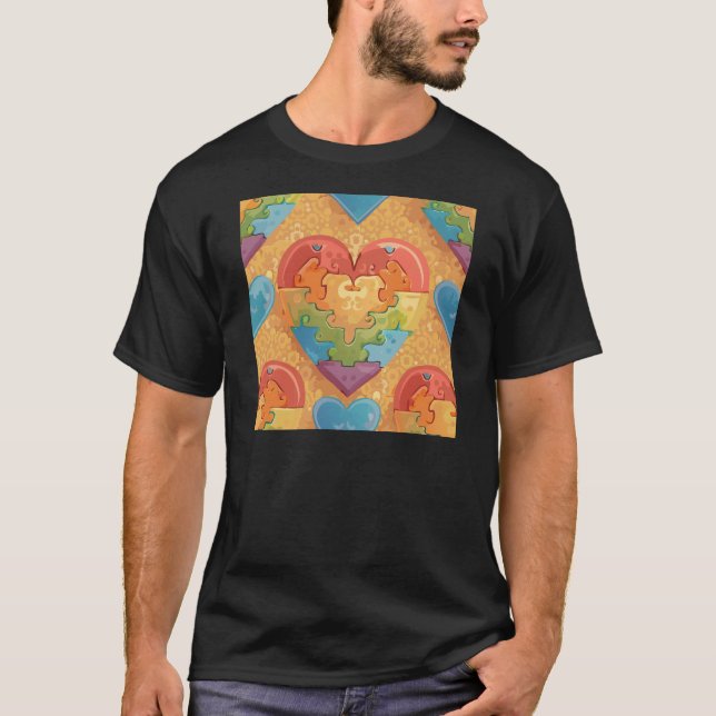 Camiseta Heart autism (Frente)
