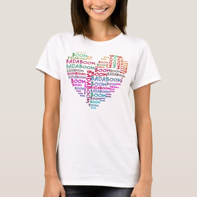 Camiseta Heart Badaboom (Frente)