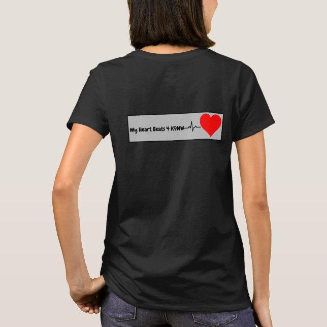 Camiseta Heart Beats 4 Nosework W (Verso)