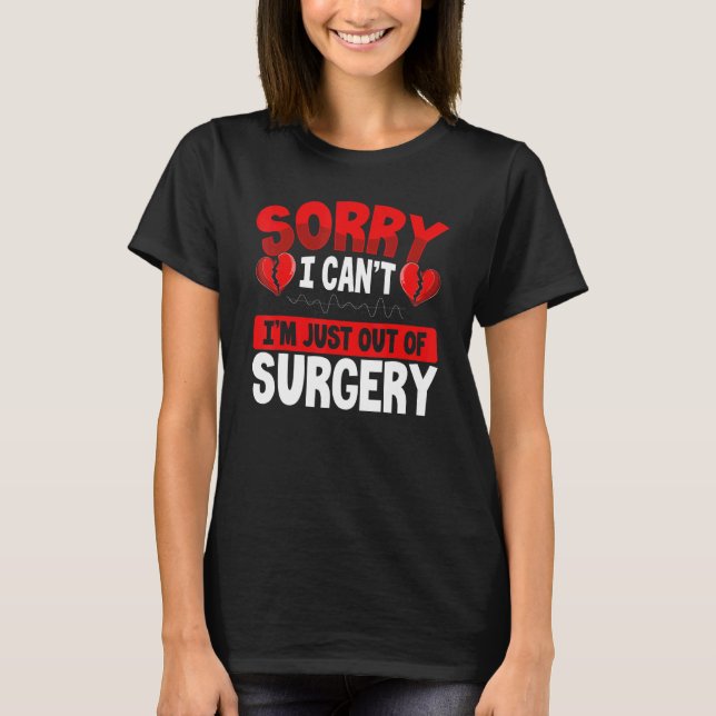 Camiseta Heart Bypass Heart Transplant Survivor Open Heart  (Frente)