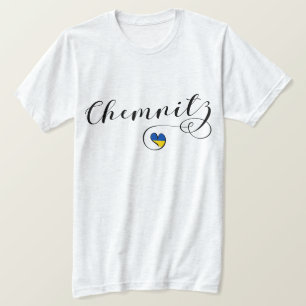 Camiseta Heart Chemnitz, I Love Chemnitz, Alemanha T-Shirt