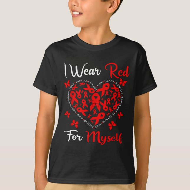 Camiseta Heart Disease Awareness Month Open Heart Diseases  (Frente)
