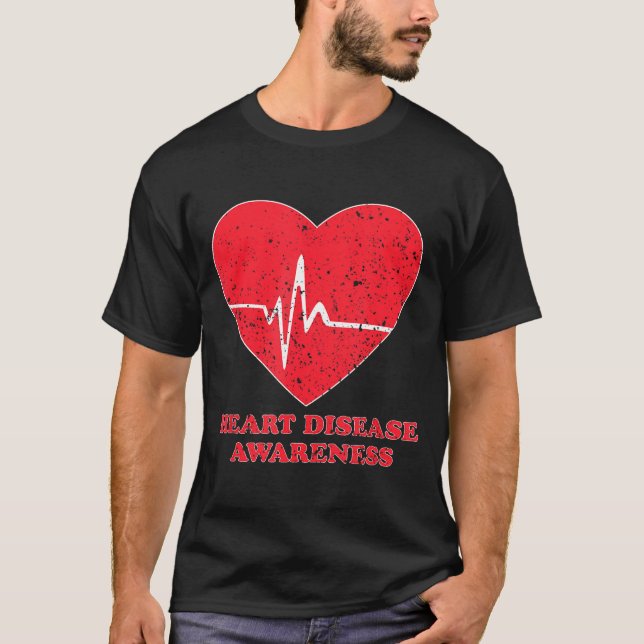 Camiseta Heart Disease Awareness -national Wear Red Shirt D (Frente)