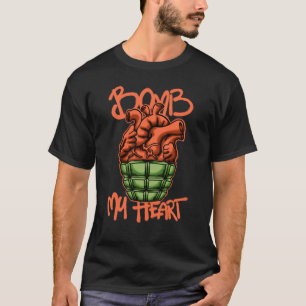 Camiseta Heart Grenade streetwear