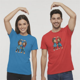 Camiseta Heart Hands Monkeys  - Sweet Mimo & Zina