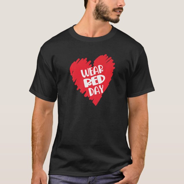 Camiseta Heart Health Month Shirt Fevereiro American Heart  (Frente)