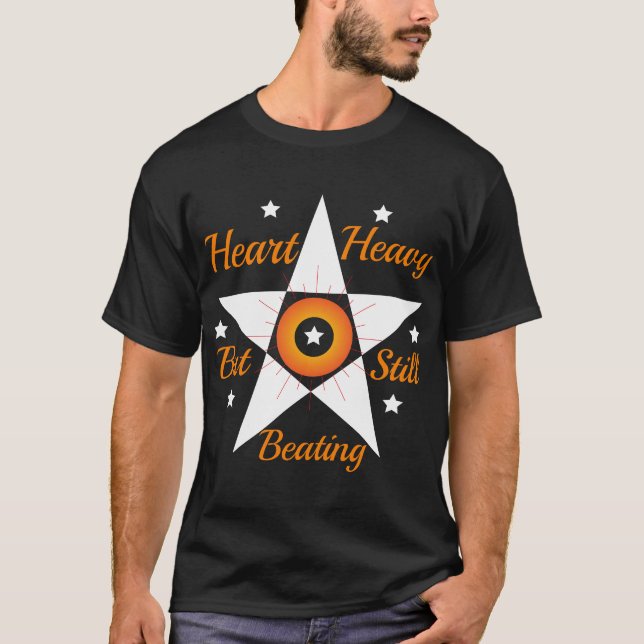 Camiseta HEART HEAVY Basic Dark T-Shirt (Frente)