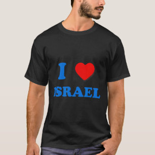 Camiseta Heart Israel I Love Israel Independence Day Star O