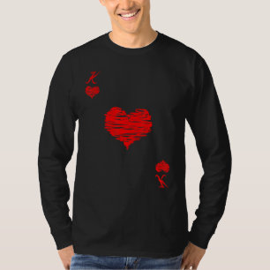 Camiseta Heart King Costume King King Of Hearts Valenti