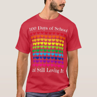 Camiseta "Heart Love" 100 Dias De Menina Professora