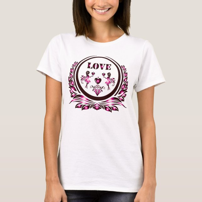 Camiseta Heart Lover Women Shirt (Frente)
