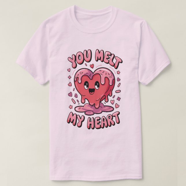 Camiseta Heart-Melt (Frente do Design)