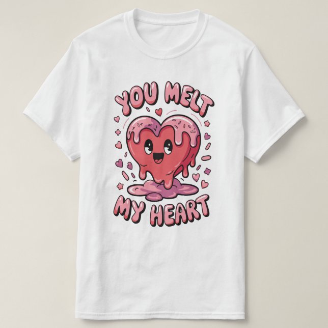 Camiseta Heart-Melt (Frente do Design)
