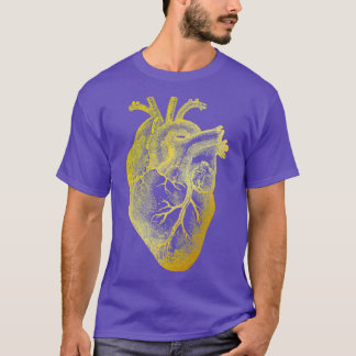 Camiseta Heart of Gold Vintage Heart Anatomy