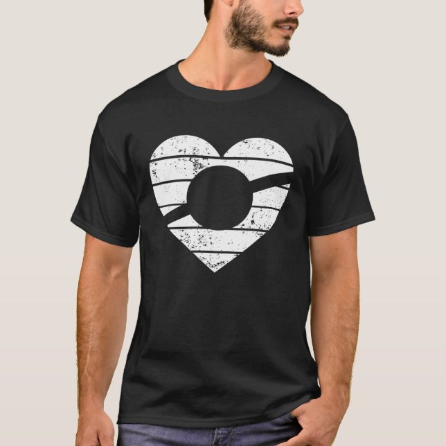 Camiseta Heart One Wheel Love Electric Skate Ska (Frente)