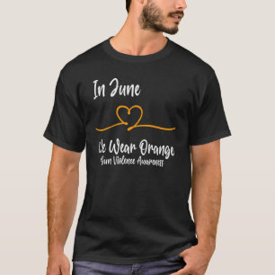 Camiseta Heart Orange Gun Violence Awarness Friso 2