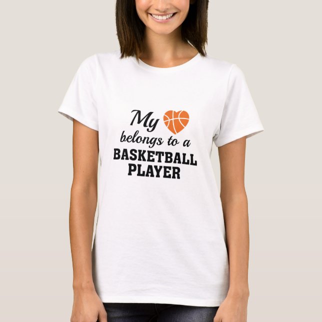 Camiseta Heart Pertence a Basquete (Frente)