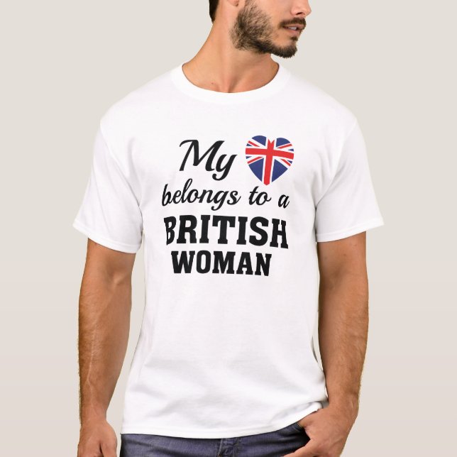 Camiseta Heart Pertence a British (Frente)