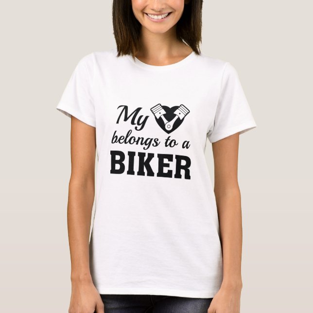 Camiseta Heart Pertence Biker (Frente)