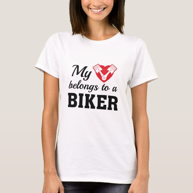 Camiseta Heart Pertence Biker (Frente)