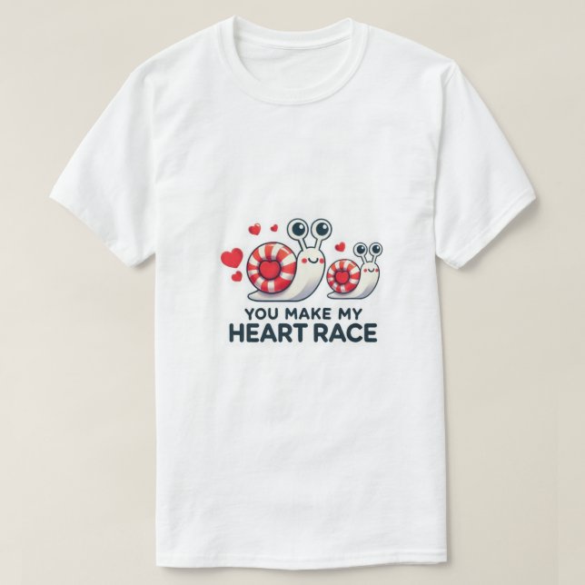 Camiseta Heart Race (Frente do Design)