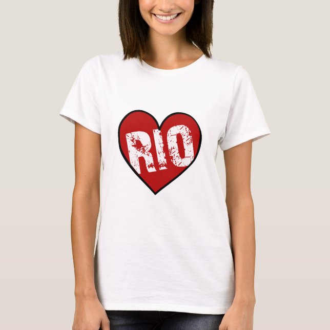 CAMISETA HEART RIO (Frente)