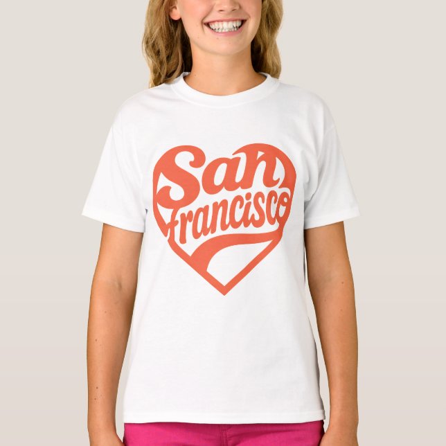 Camiseta Heart San Francisco (Frente)