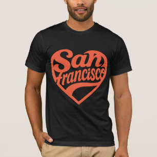 Camiseta Heart San Francisco