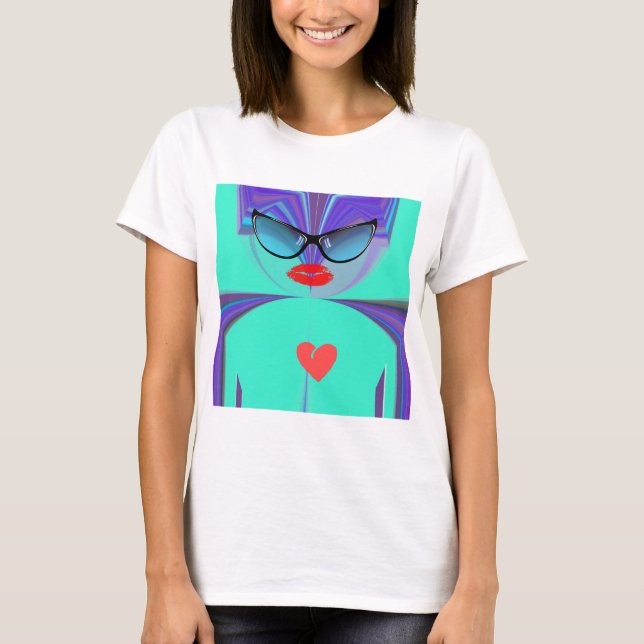 Camiseta Heart Selfie (Frente)