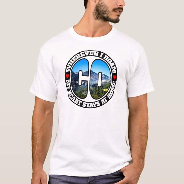 Camiseta Heart Stays Home - Colorado V2 (Frente)
