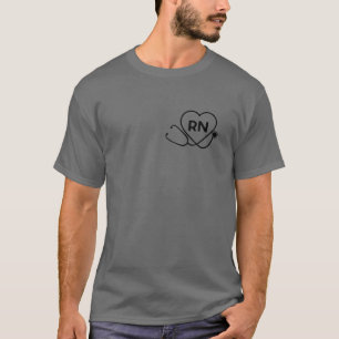 Camiseta Heart Stethoscope RN Nurse Doctor's Day Birthday G