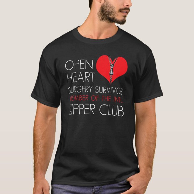 Camiseta Heart Surgery Zipper Club Member (Frente)