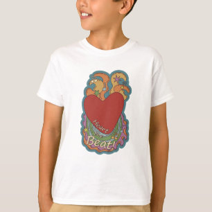Camiseta Heart the Beat Doodles for Music Lovers